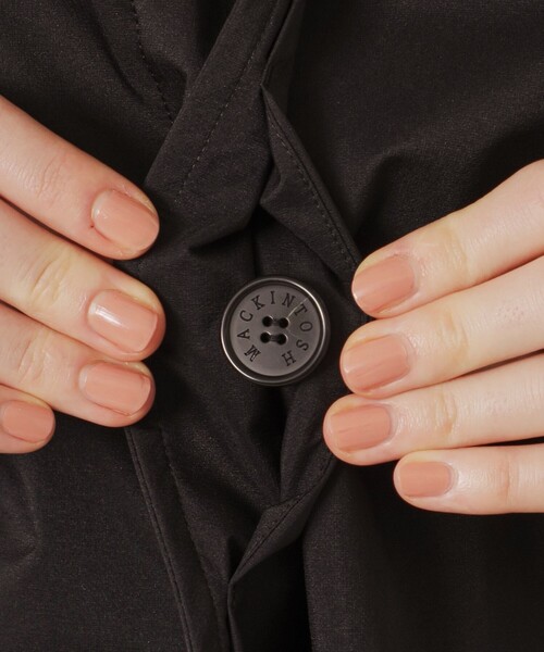 MACKINTOSH LONDON（マッキントッシュ ロンドン）の「【ROSLEY/ロズリー】レインナイロンタフタコート（トレンチコート・レディース・ブラック/ブラウン・38）」の3枚目の写真