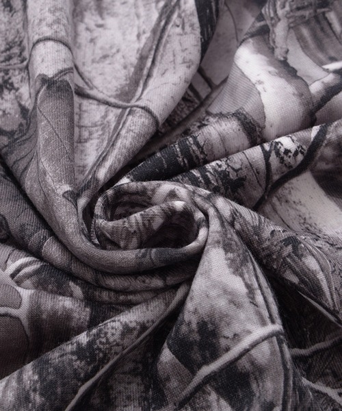 Revo.(レボ)の「リアルツリーカモ デジタルプリント ジップ フーディー ツリーカモ 裏毛 スウェット ジップパーカー(パーカー・メンズ・リアルツリーカモ/グレー系カモフラージュ・L/M)」の12枚目の写真