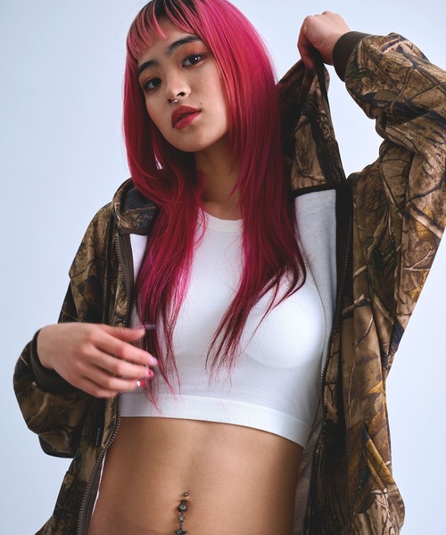 Revo.(レボ)の「リアルツリーカモ デジタルプリント ジップ フーディー ツリーカモ 裏毛 スウェット ジップパーカー(パーカー・メンズ・リアルツリーカモ/グレー系カモフラージュ・L/M)」の16枚目の写真