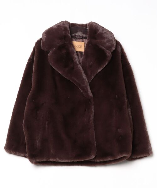 jakke（ジャッキー）の「RITA COAT（その他アウター・レディース・ブラウン・M）」の10枚目の写真