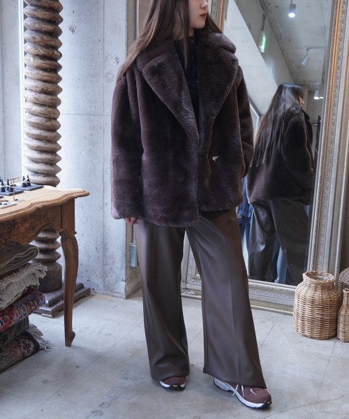 jakke（ジャッキー）の「RITA COAT（その他アウター・レディース・ブラウン・M）」の9枚目の写真