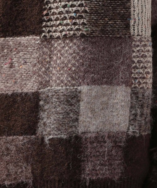 niko and...(ニコアンド)の「ブロックチェックニットプルオーバー(ニット/セーター・メンズ・チャコール/ブラウン・MEDIUM/LARGE)」の22枚目の写真