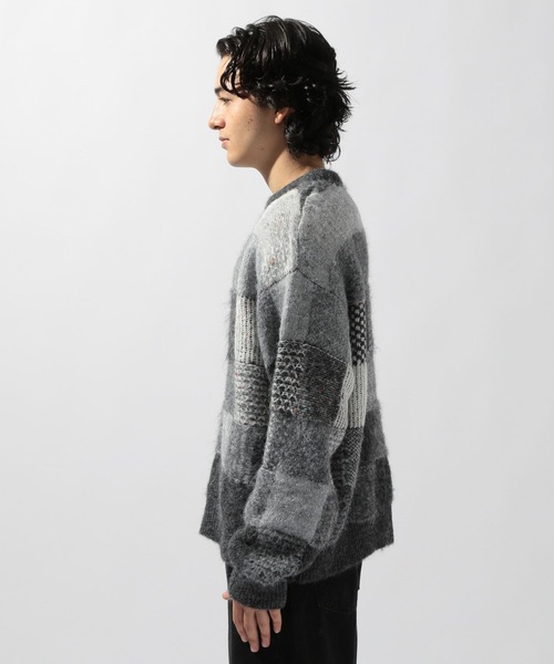 niko and...(ニコアンド)の「ブロックチェックニットプルオーバー(ニット/セーター・メンズ・チャコール/ブラウン・MEDIUM/LARGE)」の15枚目の写真