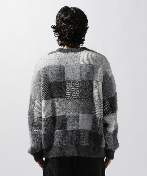 niko and...(ニコアンド)の「ブロックチェックニットプルオーバー(ニット/セーター・メンズ・チャコール/ブラウン・MEDIUM/LARGE)」の16枚目の写真