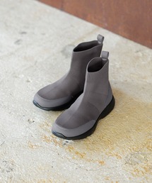 studio CLIP | 【撥水・消臭・抗菌防臭・クッションインソール】軽らく撥水ニットブーツ(ブーツ)