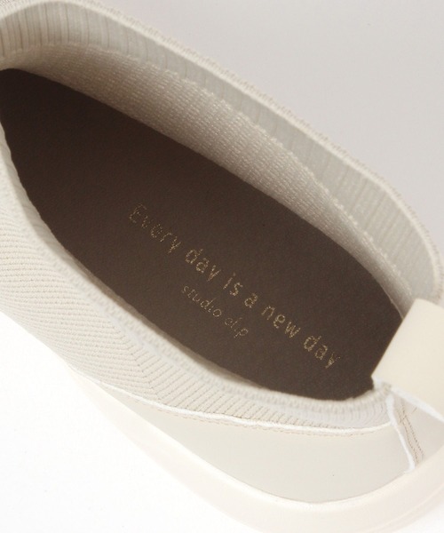 studio CLIP（スタディオクリップ）の「【撥水・消臭・抗菌防臭・クッションインソール】軽らく撥水ニットブーツ（ブーツ・レディース・グレー/ブラック/アイボリー・LARGE/MEDIUM）」の15枚目の写真