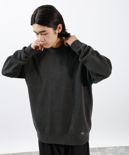 BAYFLOW(ベイフロー)の「MELLOW SHADEプルオーバー(ニット/セーター・メンズ・イエロー/その他2/ブルーグリーン/スモーク/その他1・MEDIUM/LARGE)」の3枚目の写真