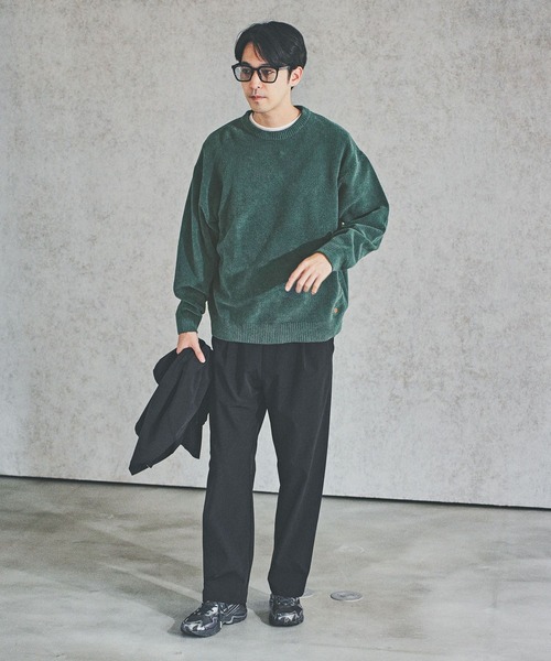 BAYFLOW(ベイフロー)の「MELLOW SHADEプルオーバー(ニット/セーター・メンズ・イエロー/その他2/ブルーグリーン/スモーク/その他1・MEDIUM/LARGE)」の18枚目の写真