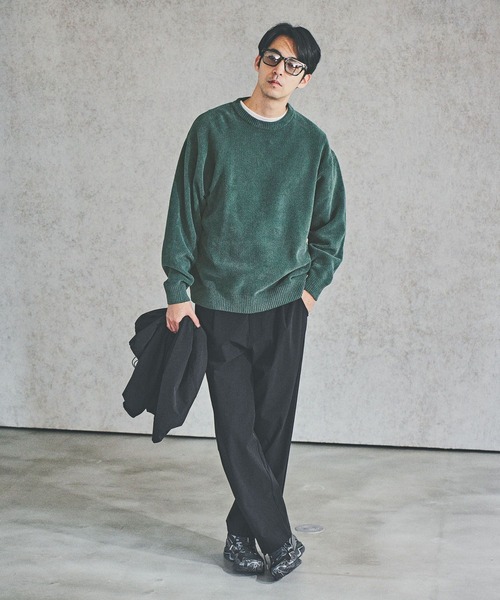 BAYFLOW(ベイフロー)の「MELLOW SHADEプルオーバー(ニット/セーター・メンズ・イエロー/その他2/ブルーグリーン/スモーク/その他1・MEDIUM/LARGE)」の19枚目の写真