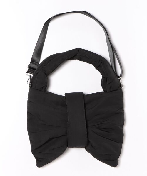 U(ユー)の「Nuage【ニュアージュ】リボントートバッグ(トートバッグ・レディース・ブラウン/ゴールド/ブラック・FREE)」の8枚目の写真