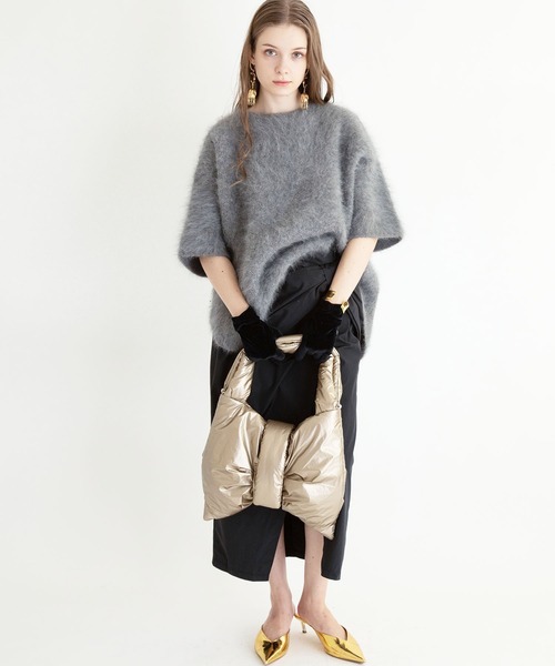 U(ユー)の「Nuage【ニュアージュ】リボントートバッグ(トートバッグ・レディース・ブラウン/ゴールド/ブラック・FREE)」の19枚目の写真