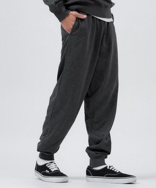 improves（インプローブス）の「ライトスウェット ミニ裏毛 トレーナー ＆ ジョガーパンツ セットアップ（セットアップ・メンズ・ブラック/杢グレー/チャコール・X-LARGE/LARGE/MEDIUM）」の10枚目の写真