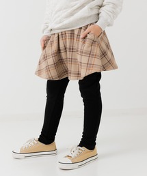 chil2（チルツー）の「ふわもこあったか 裏シャギー/裏起毛 10分丈スカッツ（スカート）」