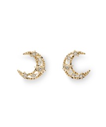 LANVIN en Bleu | 月モチーフピアス(ピアス(両耳用))