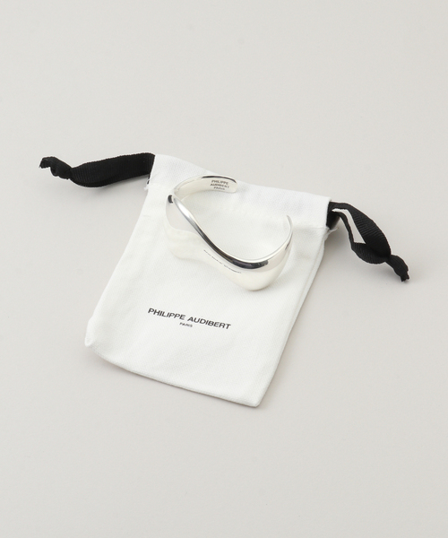 PHILIPPE AUDIBERT（フィリップ オーディベール）の「PHILIPPE AUDIBERT/フィリップ・オーディベール バングル BRS6626:AR（バングル/リストバンド・レディース・シルバー・FREE）」の9枚目の写真