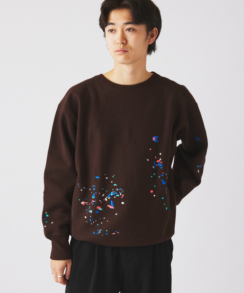 CHAMPION / チャンピオン 別注 R/W 刺繍スプラッシュ スウェット