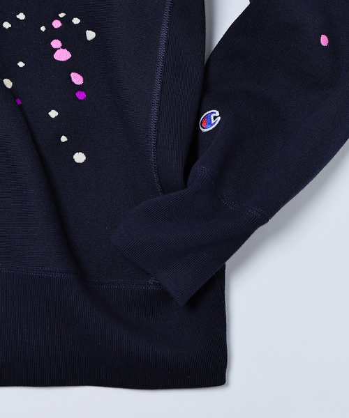 CHAMPION / チャンピオン 別注 R/W 刺繍スプラッシュ スウェット