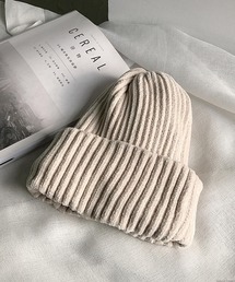 pur chouchou（ピュールシュシュ）の「pur chouchou/ベロア リブ ニット帽 P4512（ニットキャップ/ビーニー）」