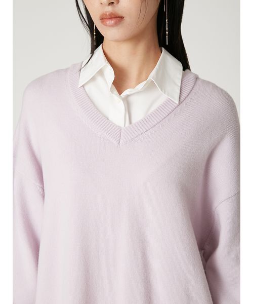 セール】レイヤードシャツカラーウールワンピース（ワンピース）｜FRAY