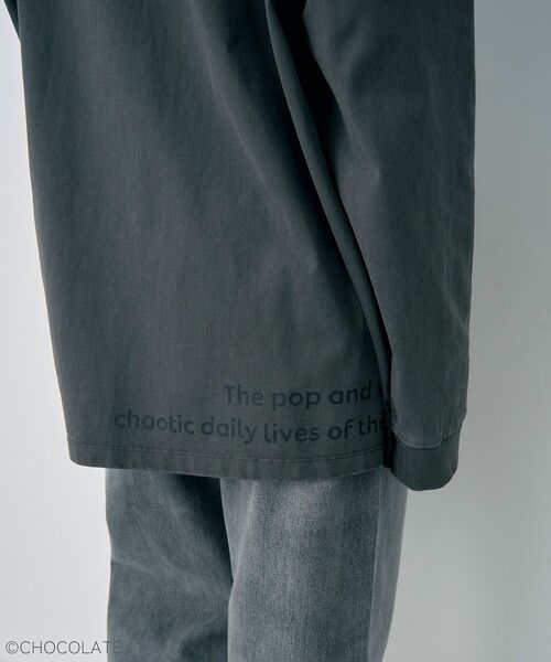 YECCA VECCA（イェッカヴェッカ）の「Whippi&WrappiプリントロンTee②（Tシャツ/カットソー・レディース・アイボリー/チャコールグレー・FREE）」の10枚目の写真