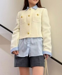 allureville｜アルアバイルのノーカラージャケット通販 - ZOZOTOWN