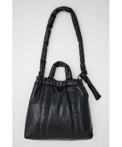 SLY（スライ）の「PUFFER SHOULDER BIG BAG ナイロン ショルダー ビッグバッグ 秋服 冬服（ショルダーバッグ・レディース・ブラック/ブラウン・FREE）」の3枚目の写真