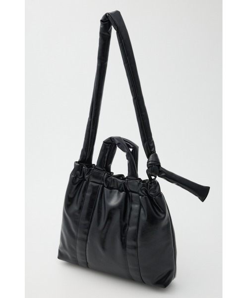 SLY（スライ）の「PUFFER SHOULDER BIG BAG ナイロン ショルダー ビッグバッグ 秋服 冬服（ショルダーバッグ・レディース・ブラック/ブラウン・FREE）」の6枚目の写真