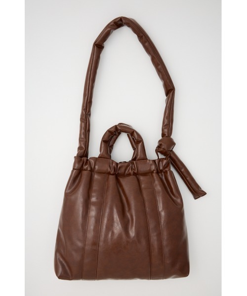 SLY（スライ）の「PUFFER SHOULDER BIG BAG ナイロン ショルダー ビッグバッグ 秋服 冬服（ショルダーバッグ・レディース・ブラック/ブラウン・FREE）」の12枚目の写真