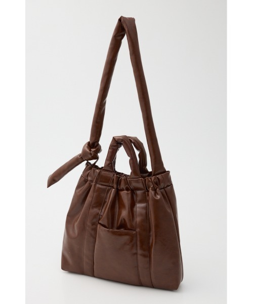 SLY（スライ）の「PUFFER SHOULDER BIG BAG ナイロン ショルダー ビッグバッグ 秋服 冬服（ショルダーバッグ・レディース・ブラック/ブラウン・FREE）」の13枚目の写真