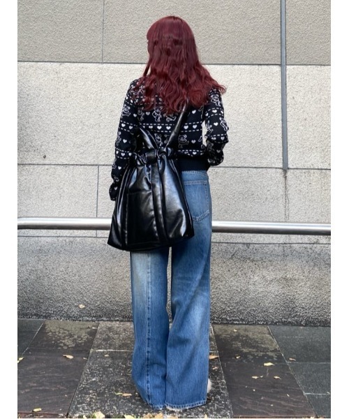 SLY（スライ）の「PUFFER SHOULDER BIG BAG ナイロン ショルダー ビッグバッグ 秋服 冬服（ショルダーバッグ・レディース・ブラック/ブラウン・FREE）」の22枚目の写真