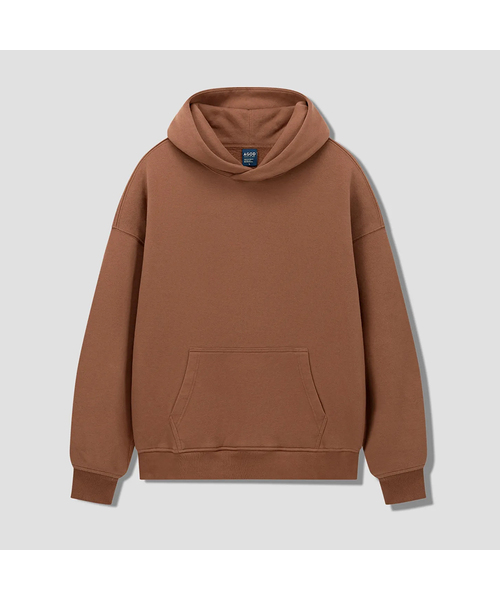 セール】[起毛] エッセンシャルオーバーサイズピーチスウェットフード