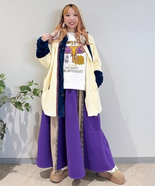 チャイハネ（チャイハネ）の「【チャイハネ】カラカパフードジャケット（その他アウター・レディース・グリーン/レッド/ホワイト・FREE）」の15枚目の写真