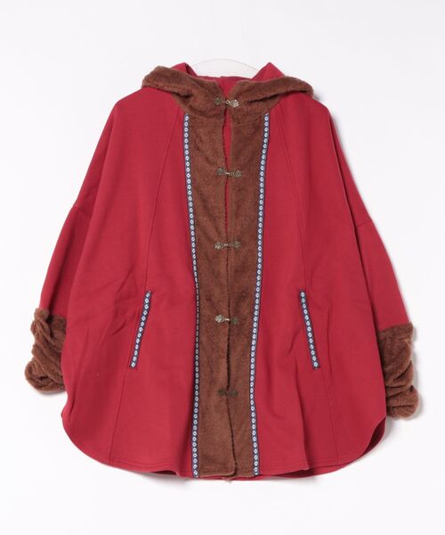 チャイハネ（チャイハネ）の「【チャイハネ】カラカパフードジャケット（その他アウター・レディース・グリーン/レッド/ホワイト・FREE）」の22枚目の写真