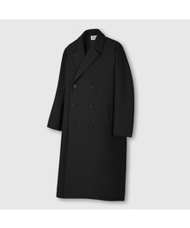 LEMAIN SECOND | WOOL BLEND OVERFIT DOUBLE COAT [BLACK](チェスターコート)