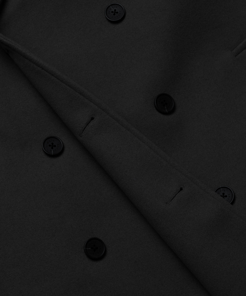 LEMAIN SECOND（リメインセカンド）の「WOOL BLEND OVERFIT DOUBLE COAT [BLACK]（チェスターコート・メンズ・その他・MEDIUM/LARGE/X-LARGE）」の8枚目の写真