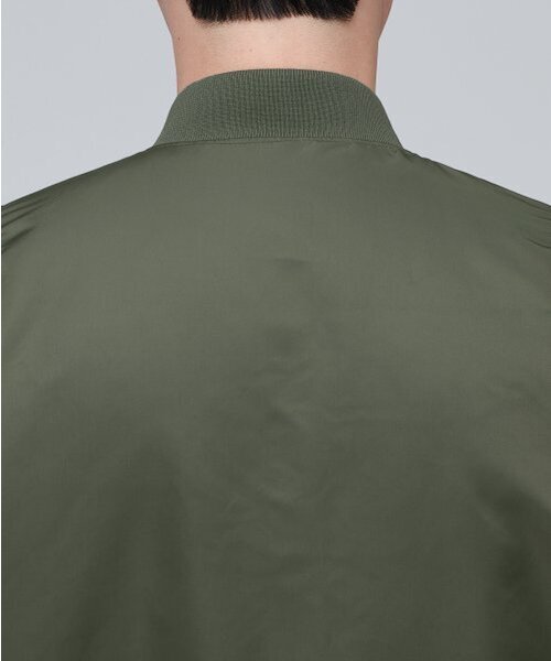 MUSINSA STANDARD(ムシンサスタンダード)の「特大MA-1ボンバージャケット【カーキ】(ブルゾン・メンズ・その他・MEDIUM/LARGE/X-LARGE/XX-LARGE)」の6枚目の写真