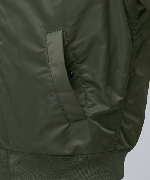 MUSINSA STANDARD(ムシンサスタンダード)の「特大MA-1ボンバージャケット【カーキ】(ブルゾン・メンズ・その他・MEDIUM/LARGE/X-LARGE/XX-LARGE)」の8枚目の写真