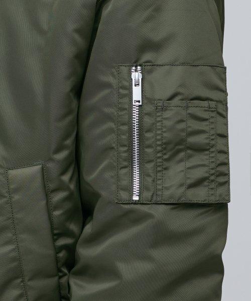 MUSINSA STANDARD(ムシンサスタンダード)の「特大MA-1ボンバージャケット【カーキ】(ブルゾン・メンズ・その他・MEDIUM/LARGE/X-LARGE/XX-LARGE)」の11枚目の写真