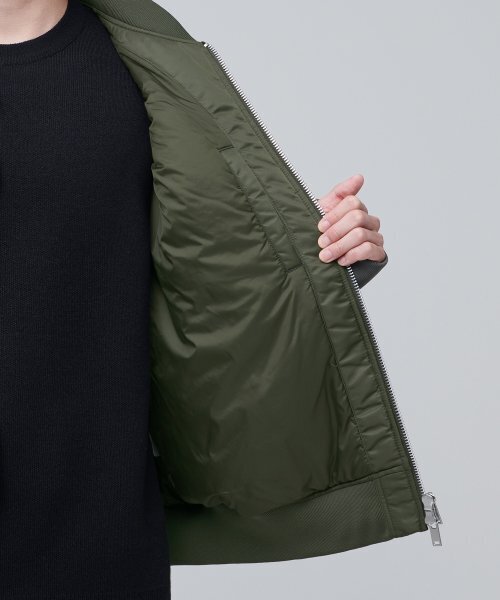 MUSINSA STANDARD(ムシンサスタンダード)の「特大MA-1ボンバージャケット【カーキ】(ブルゾン・メンズ・その他・MEDIUM/LARGE/X-LARGE/XX-LARGE)」の12枚目の写真
