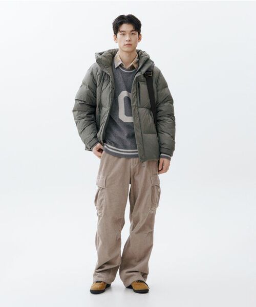 MUSINSA STANDARD（ムシンサスタンダード）の「コーデュロイパラシュートカーゴパンツ[ライトベージュ]（その他パンツ・メンズ・その他・40/38/42/36/27/28/29/34/32/30/31/33/26）」の9枚目の写真