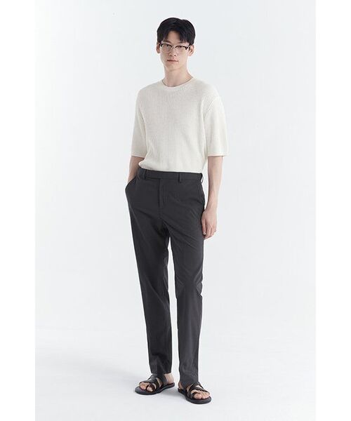 MUSINSA STANDARD（ムシンサスタンダード）の「クロシェクルーネック半袖ニット[アイボリー]（ニット/セーター・メンズ・その他・XX-LARGE/LARGE/MEDIUM/SMALL/X-LARGE）」の7枚目の写真