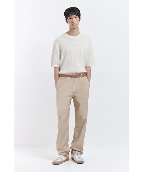 MUSINSA STANDARD（ムシンサスタンダード）の「クロシェクルーネック半袖ニット[アイボリー]（ニット/セーター・メンズ・その他・XX-LARGE/LARGE/MEDIUM/SMALL/X-LARGE）」の9枚目の写真