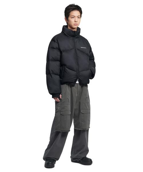 NOMANUAL（NOMANUAL）の「SKADI DUCK DOWN - MATTE BLACK（ダウンジャケット/コート・レディース・その他・X-LARGE/X-SMALL/SMALL/MEDIUM/LARGE）」の5枚目の写真