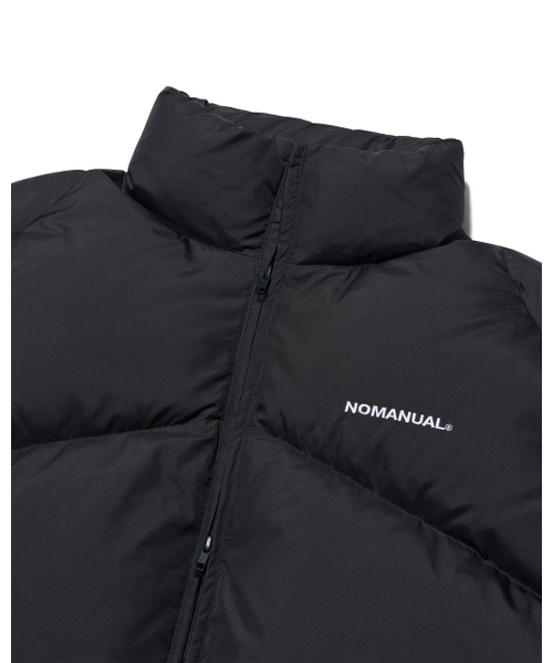 【NOMANUAL】 SKADI DUCK DOWN ブラック Lサイズ NOMANUAL（ノーマニュアル） ダウンジャケット ダウン 「NOMANUAL