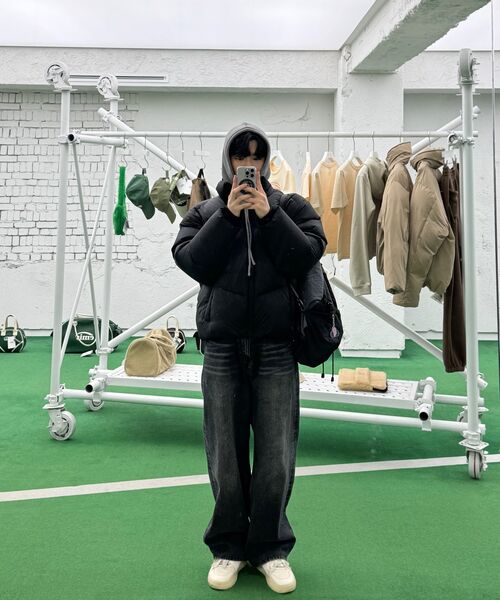 NOMANUAL（NOMANUAL）の「SKADI DUCK DOWN - MATTE BLACK（ダウンジャケット/コート・レディース・その他・X-LARGE/X-SMALL/SMALL/MEDIUM/LARGE）」の15枚目の写真