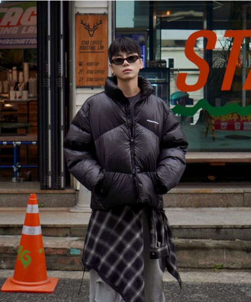 【NOMANUAL】 SKADI DUCK DOWN ブラック Lサイズ NOMANUAL（ノーマニュアル） ダウンジャケット ダウン 「NOMANUAL
