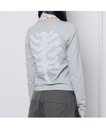 WEBHOUSE（ウェブハウス）の「レースボンエンジェルロングスリーブ - グレー（Tシャツ/カットソー）」