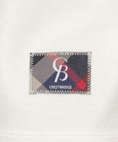 CB CRESTBRIDGE（シービークレストブリッジ）の「ニットライクカットプルオーバー（Tシャツ/カットソー・レディース・レッド/ブラック/オフホワイト・1/2/3）」の9枚目の写真