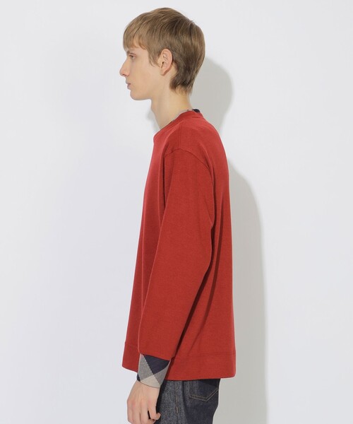 CB CRESTBRIDGE（シービークレストブリッジ）の「ニットライクカットプルオーバー（Tシャツ/カットソー・レディース・レッド/ブラック/オフホワイト・1/2/3）」の21枚目の写真