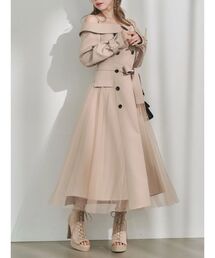 EATME | トレンチライクオフショルワンピース(ワンピース)